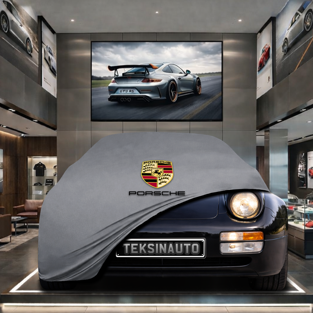 PORSCHE 944 1982-1991 Custom Fit Indoor Car Cover Soft Stretch Black Gray Blue Red Dust Protection Garage Cover Laser Cut + Bag