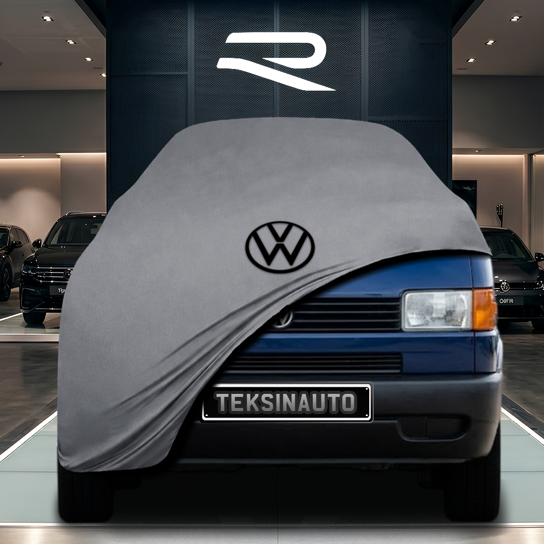 Volkswagen Transporter T4 (1990-1995) Custom Fit Indoor Car Cover Soft Stretch Black Gray Blue Red Dust Protection Garage Cover Laser Cut + Bag