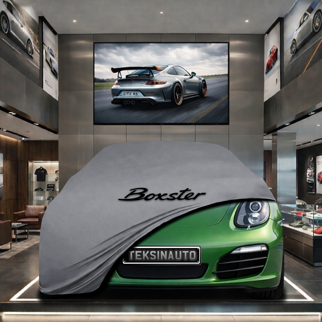 Porsche Boxster 981 (2012-2016) Custom Fit Indoor Car Cover Soft Stretch Black Gray Blue Red Dust Protection Garage Cover Laser Cut + Bag
