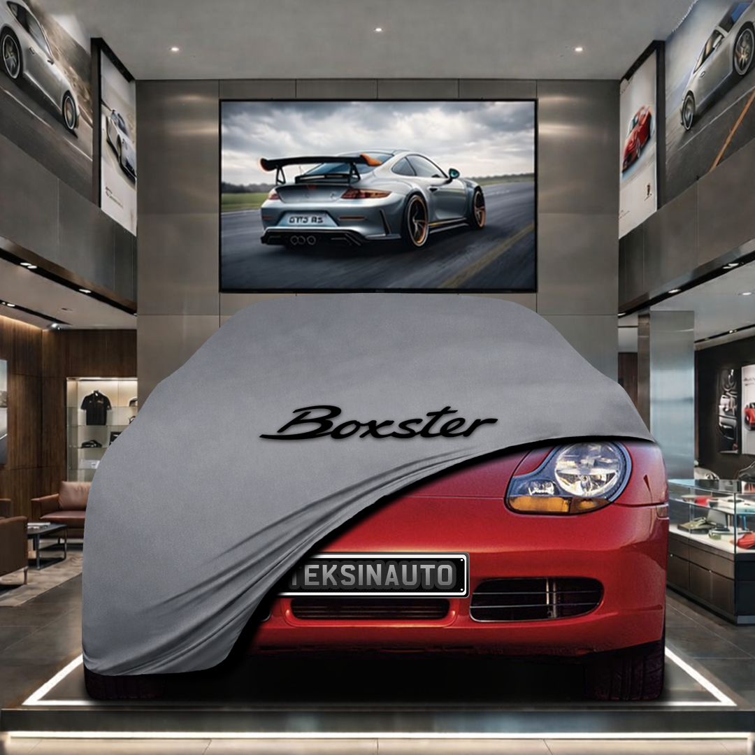 Porsche Boxster 986 (1996-2004) Custom Fit Indoor Car Cover Soft Stretch Black Gray Blue Red Dust Protection Garage Cover Laser Cut + Bag
