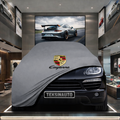 Porsche Cayenne 2 (2014-2017) Custom Fit Indoor Car Cover Soft Stretch Black Gray Blue Red Dust Protection Garage Cover Laser Cut + Bag