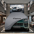 PORSCHE CAYENNE 3 2023- Custom Fit Indoor Car Cover Soft Stretch Black Gray Blue Red Dust Protection Garage Cover Laser Cut + Bag