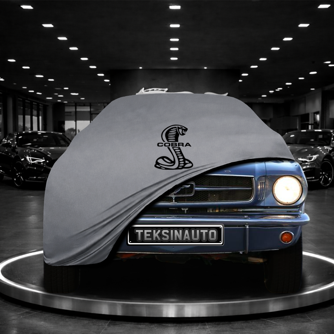 Ford Mustang 1 MY67 (1964-1973) Custom Fit Indoor Car Cover Soft Stretch Black Gray Blue Red Dust Protection Garage Cover Laser Cut + Bag