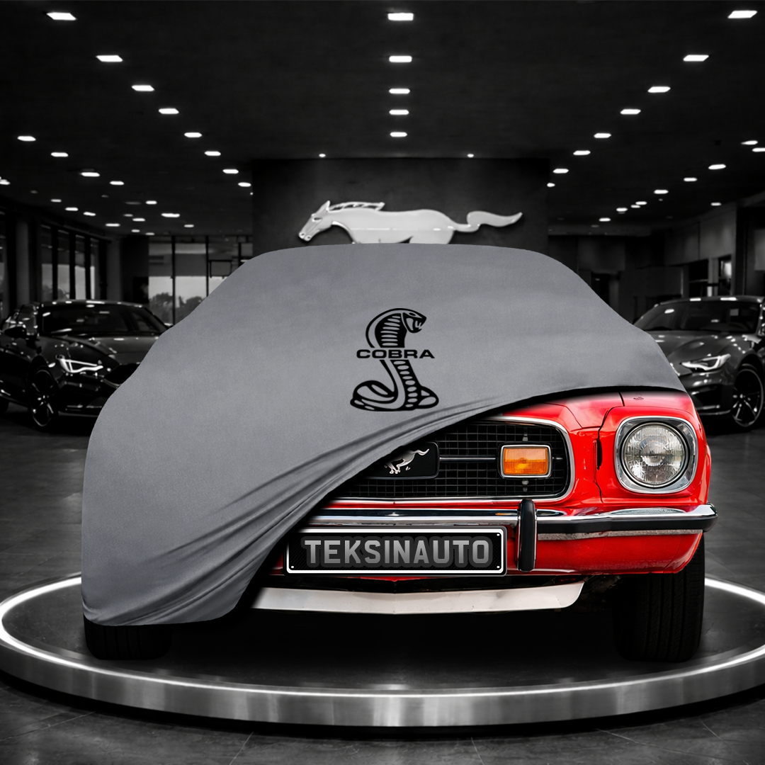 Ford Mustang 2 (1974-1978) Custom Fit Indoor Car Cover Soft Stretch Black Gray Blue Red Dust Protection Garage Cover Laser Cut + Bag