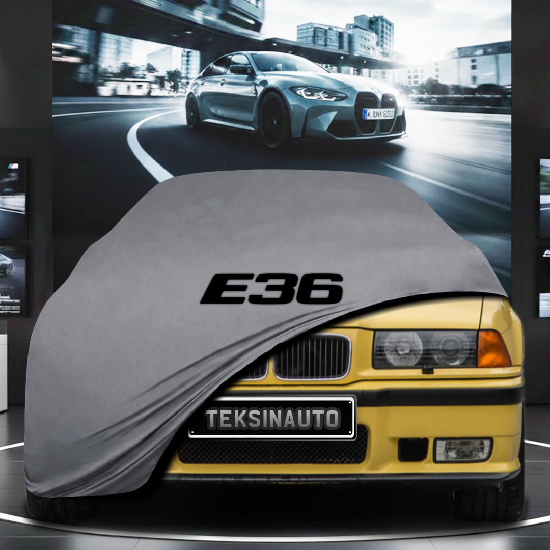 BMW 3 E36 COUPE-CABRİO (1991-1998) Custom Fit Indoor Car Cover Soft Stretch Black Gray Blue Red Dust Protection Garage Cover Laser Cut + Bag