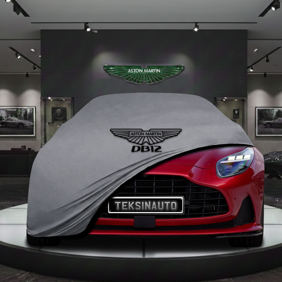 Aston Martin DB12  Custom Fit Indoor Car Cover Soft Stretch Black Gray Blue Red Dust Protection Garage Cover Laser Cut + Bag
