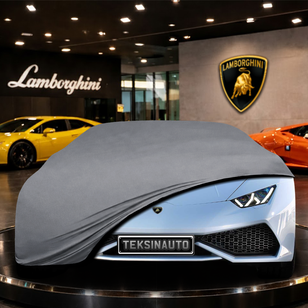 Lamborghini Huracan LP 610-4 (2014-2019) Custom Fit Indoor Car Cover Soft Stretch Black Gray Blue Red Dust Protection Garage Cover Laser Cut + Bag