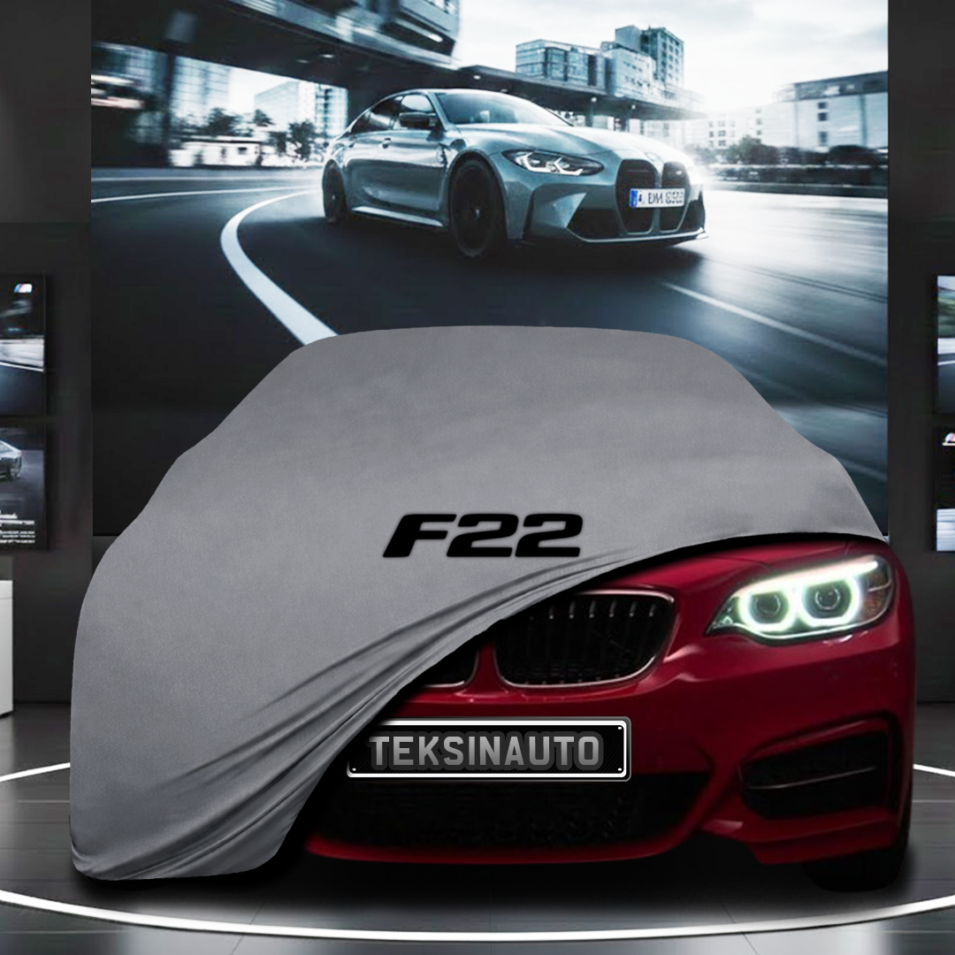 BMW 1 F22 COUPE (2014-2021) Custom Fit Indoor Car Cover Soft Stretch Black Gray Blue Red Dust Protection Garage Cover Laser Cut + Bag