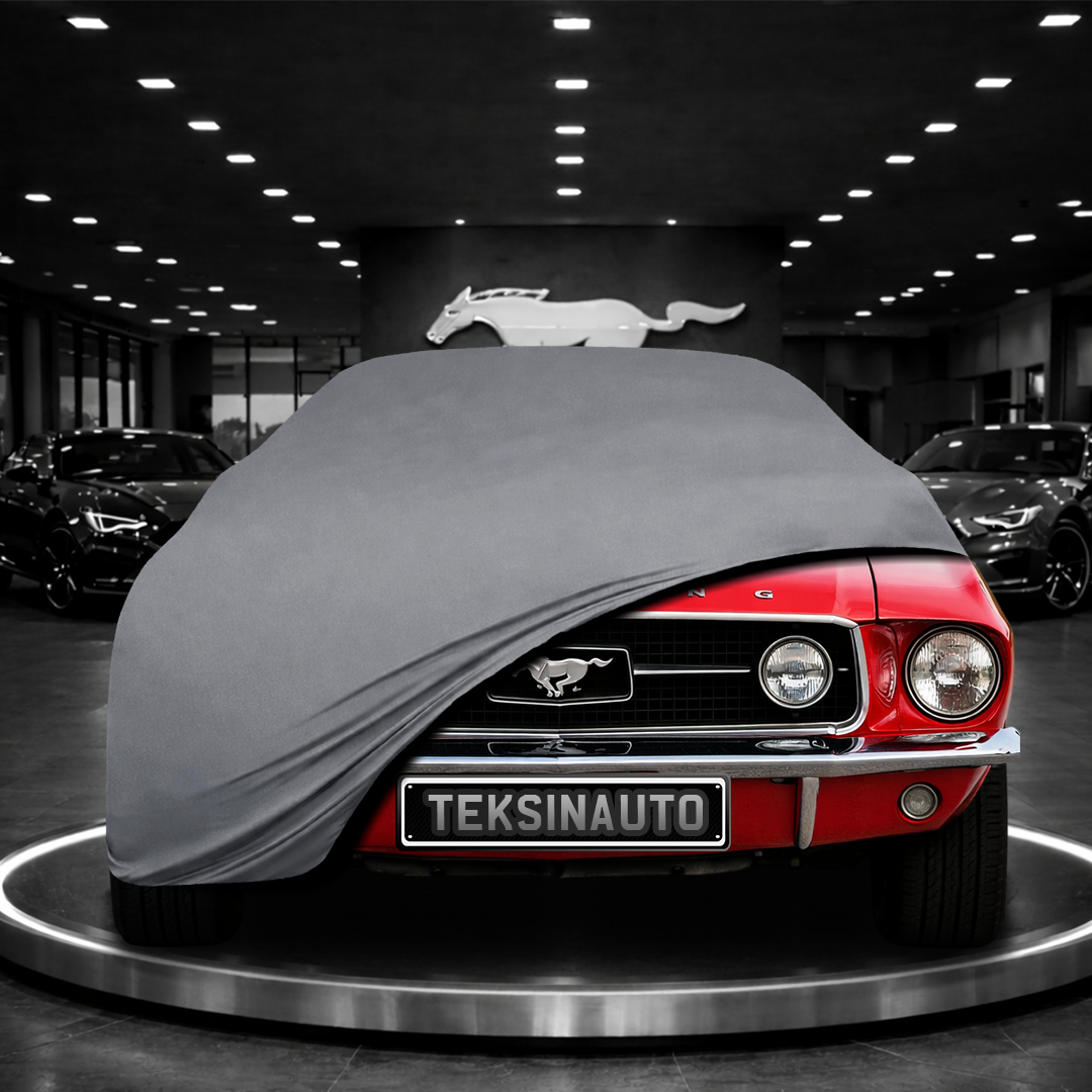 MUSTANG 1 MY 71 1964-1973    Custom Fit Indoor Car Cover Soft Stretch Black Gray Blue Red Dust Protection Garage Cover Laser Cut + Bag