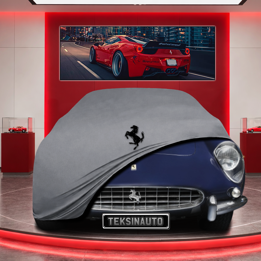 Ferrari 400 Super America Custom Fit Indoor Car Cover Soft Stretch Black Gray Blue Red Dust Protection Garage Cover Laser Cut + Bag