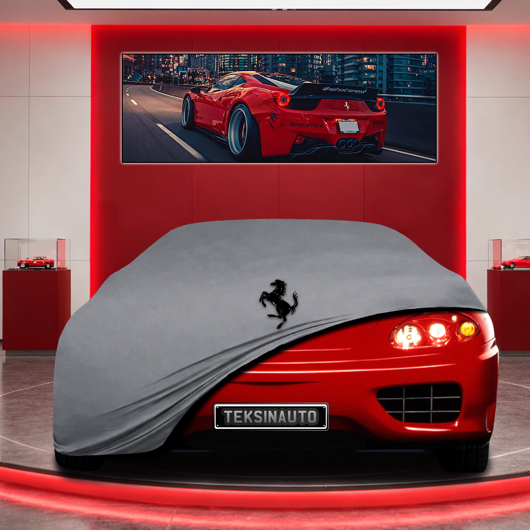 Ferrari 360 Modena Custom Fit Indoor Car Cover Soft Stretch Black Gray Blue Red Dust Protection Garage Cover Laser Cut + Bag