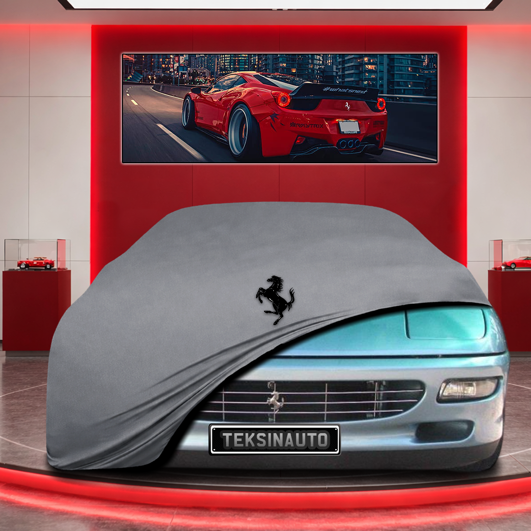 Ferrari 456 Custom Fit Indoor Car Cover Soft Stretch Black Gray Blue Red Dust Protection Garage Cover Laser Cut + Bag