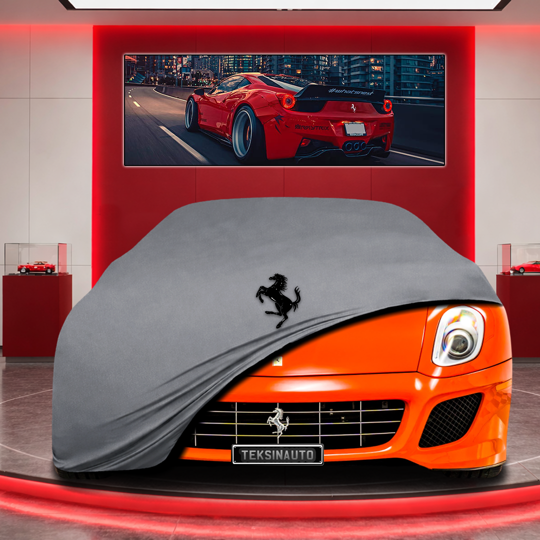 Ferrari SA Aperta Custom Fit Indoor Car Cover Soft Stretch Black Gray Blue Red Dust Protection Garage Cover Laser Cut + Bag