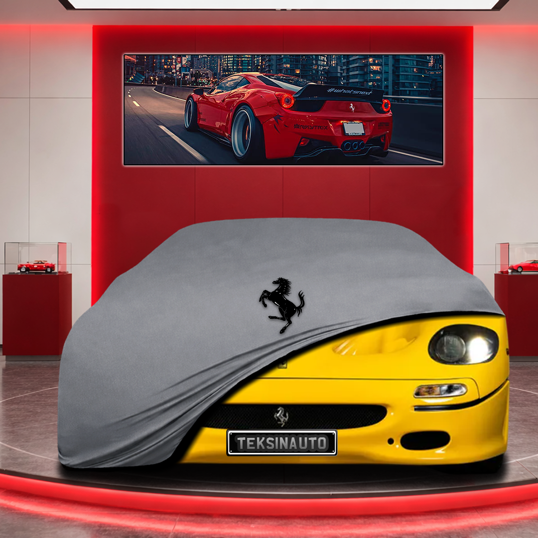 Ferrari F50 Custom Fit Indoor Car Cover Soft Stretch Black Gray Blue Red Dust Protection Garage Cover Laser Cut + Bag
