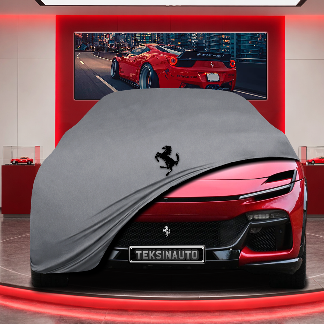 Ferrari Purosangue Custom Fit Indoor Car Cover Soft Stretch Black Gray Blue Red Dust Protection Garage Cover Laser Cut + Bag