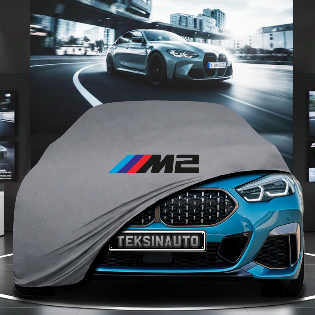 BMW 2 SERİSİ G42 COUPE (2021-) Custom Fit Indoor Car Cover Soft Stretch Black Gray Blue Red Dust Protection Garage Cover Laser Cut + Bag