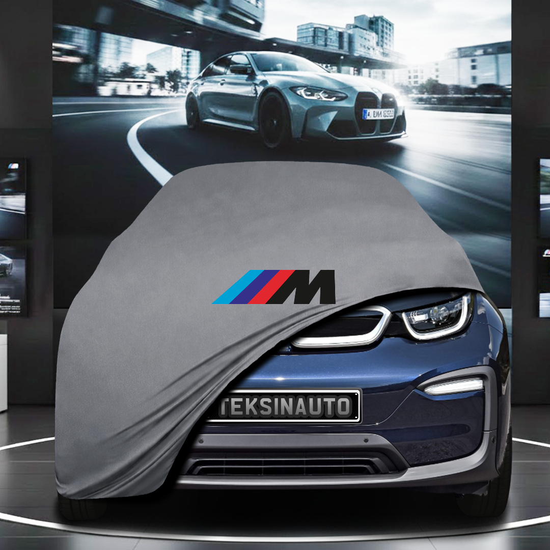BMW İ3 Custom Fit Indoor Car Cover Soft Stretch Black Gray Blue Red Dust Protection Garage Cover Laser Cut + Bag
