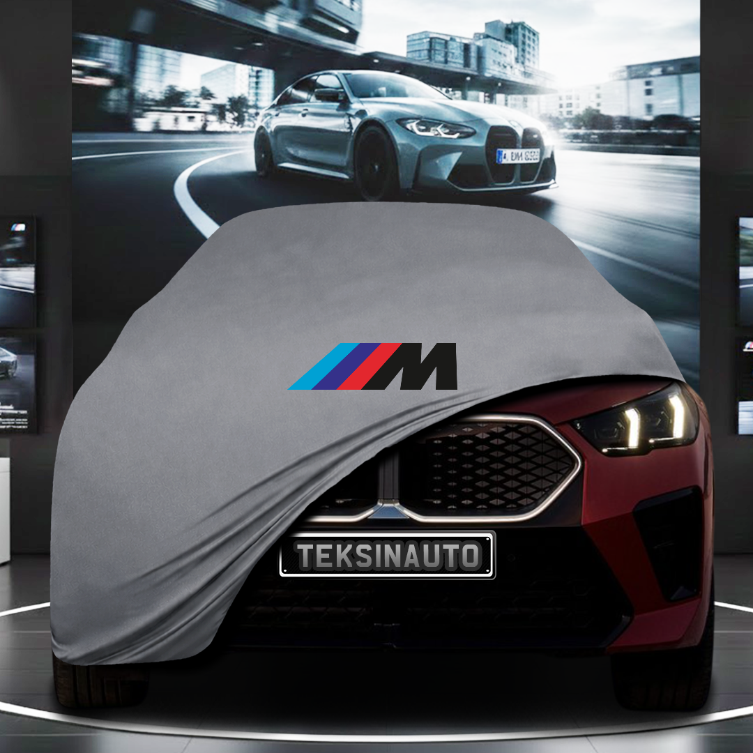 BMW İX2 (2024-) Custom Fit Indoor Car Cover Soft Stretch Black Gray Blue Red Dust Protection Garage Cover Laser Cut + Bag