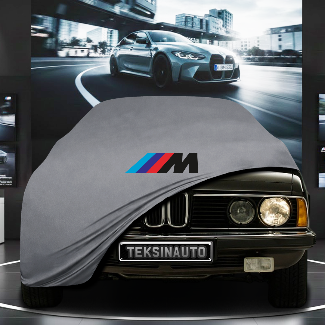 BMW 7 E23 (1977-1986) Custom Fit Indoor Car Cover Soft Stretch Black Gray Blue Red Dust Protection Garage Cover Laser Cut + Bag