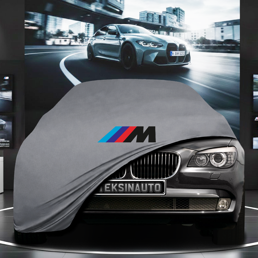 BMW 7 F01 SHORT (2008-2015) Custom Fit Indoor Car Cover Soft Stretch Black Gray Blue Red Dust Protection Garage Cover Laser Cut + Bag