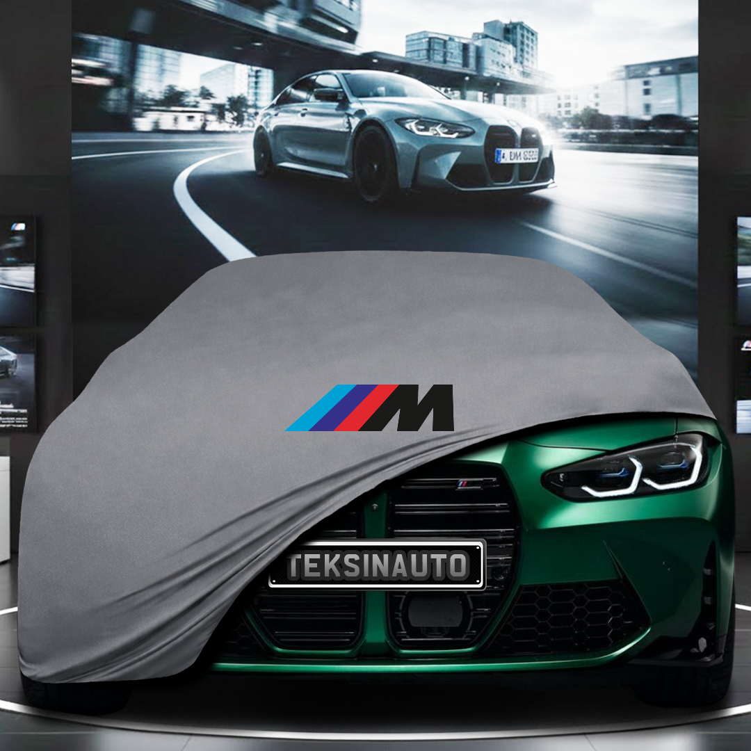 BMW G80 M3 (2019-) Custom Fit Indoor Car Cover Soft Stretch Black Gray Blue Red Dust Protection Garage Cover Laser Cut + Bag
