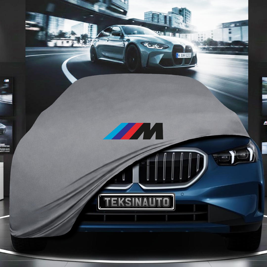 BMW 5 G60 SEDAN (2024-) Custom Fit Indoor Car Cover Soft Stretch Black Gray Blue Red Dust Protection Garage Cover Laser Cut + Bag