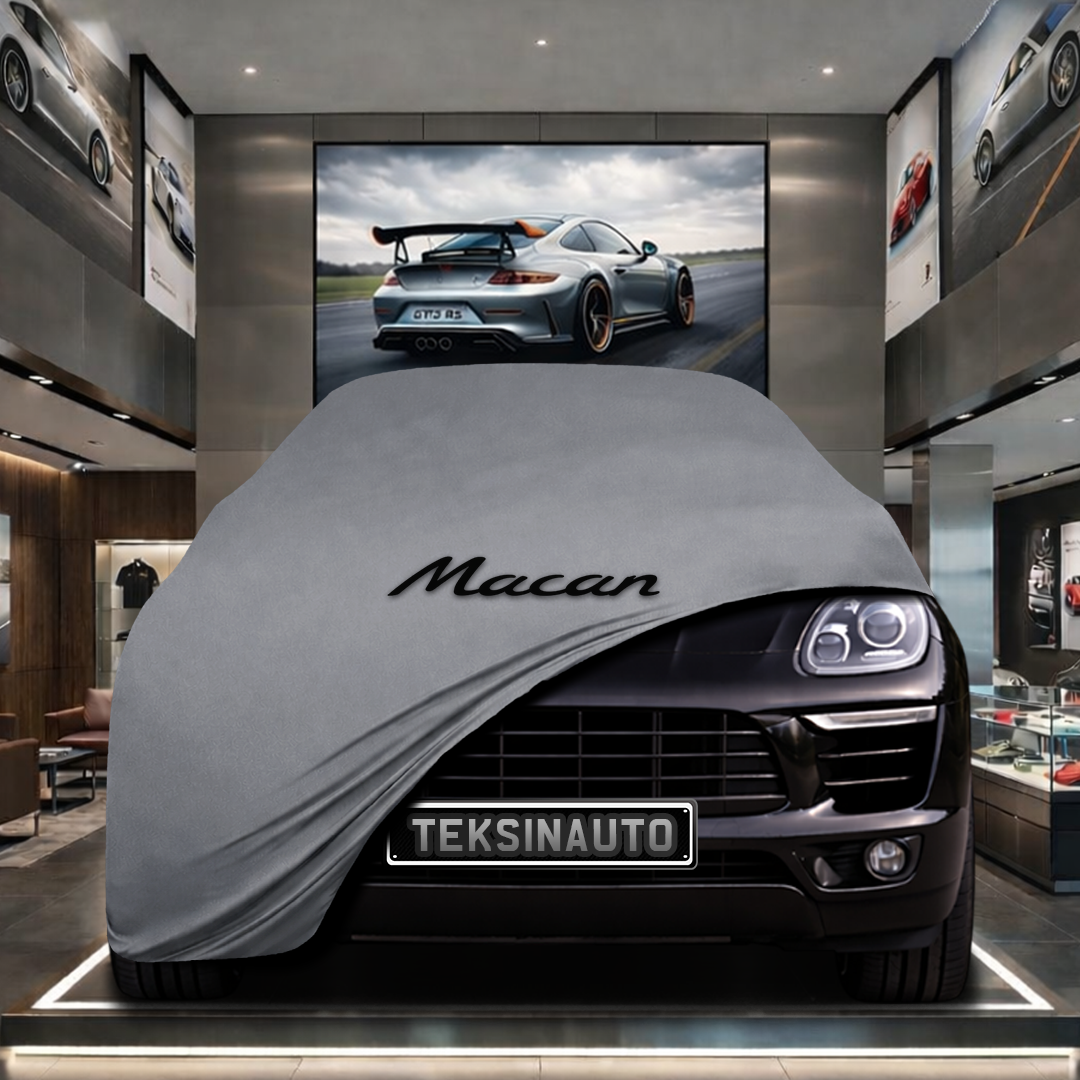 PORSCHE MACAN 1 95B Custom Fit Indoor Car Cover Soft Stretch Black Gray Blue Red Dust Protection Garage Cover Laser Cut + Bag