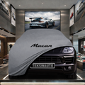 PORSCHE MACAN 1 95B Custom Fit Indoor Car Cover Soft Stretch Black Gray Blue Red Dust Protection Garage Cover Laser Cut + Bag