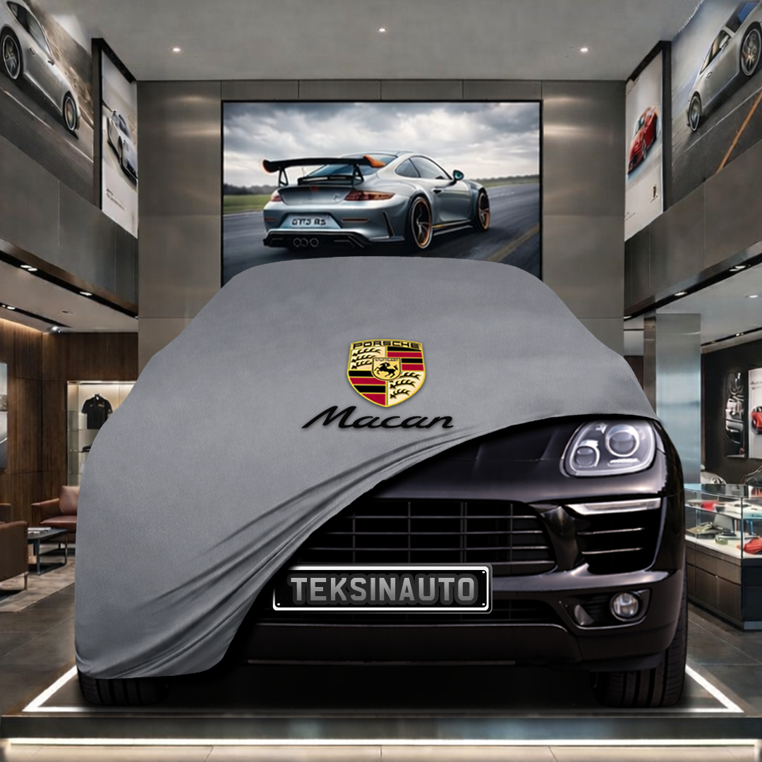 PORSCHE MACAN 1 95B Custom Fit Indoor Car Cover Soft Stretch Black Gray Blue Red Dust Protection Garage Cover Laser Cut + Bag
