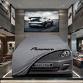 Porsche Panamera (G1-2-G2-2) Custom Fit Indoor Car Cover Soft Stretch Black Gray Blue Red Dust Protection Garage Cover Laser Cut + Bag