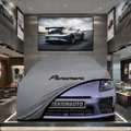 PORSCHE PANAMERA G3 Custom Fit Indoor Car Cover Soft Stretch Black Gray Blue Red Dust Protection Garage Cover Laser Cut + Bag