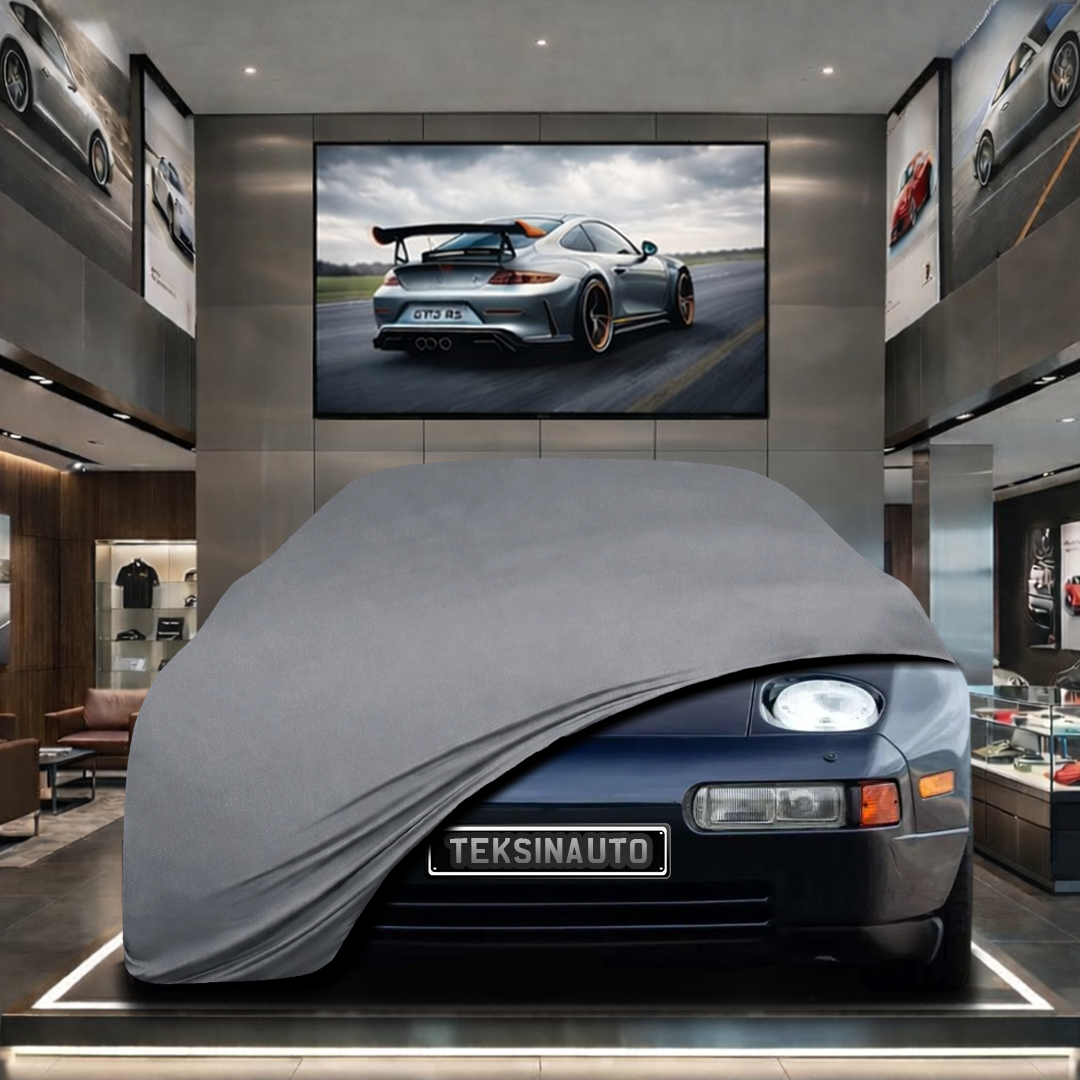 PORSCHE 928 1977-1995 Custom Fit Indoor Car Cover Soft Stretch Black Gray Blue Red Dust Protection Garage Cover Laser Cut + Bag
