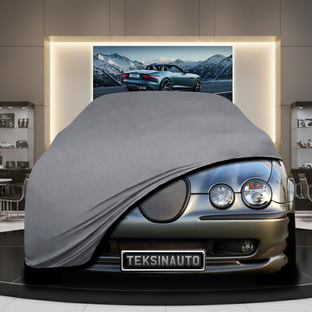 Jaguar S-TYPE (CCX) Custom Fit Indoor Car Cover Soft Stretch Black Gray Blue Red Dust Protection Garage Cover Laser Cut + Bag