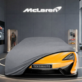 McLaren 570S (2015-) Custom Fit Indoor Car Cover Soft Stretch Black Gray Blue Red Dust Protection Garage Cover Laser Cut + Bag