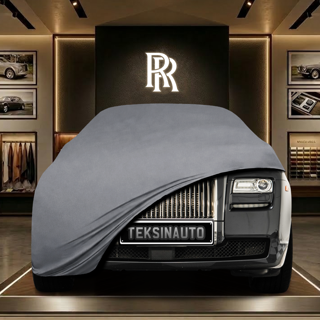 Rolls Royce Ghost 1 (2009-2020) Custom Fit Indoor Car Cover Soft Stretch Black Gray Blue Red Dust Protection Garage Cover Laser Cut + Bag