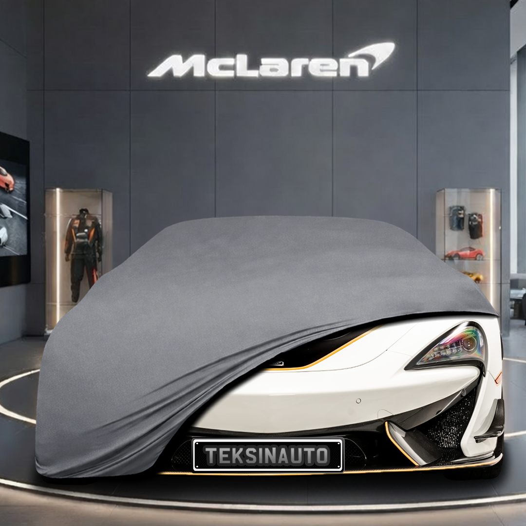 McLaren 620R (2019-) Custom Fit Indoor Car Cover Soft Stretch Black Gray Blue Red Dust Protection Garage Cover Laser Cut + Bag