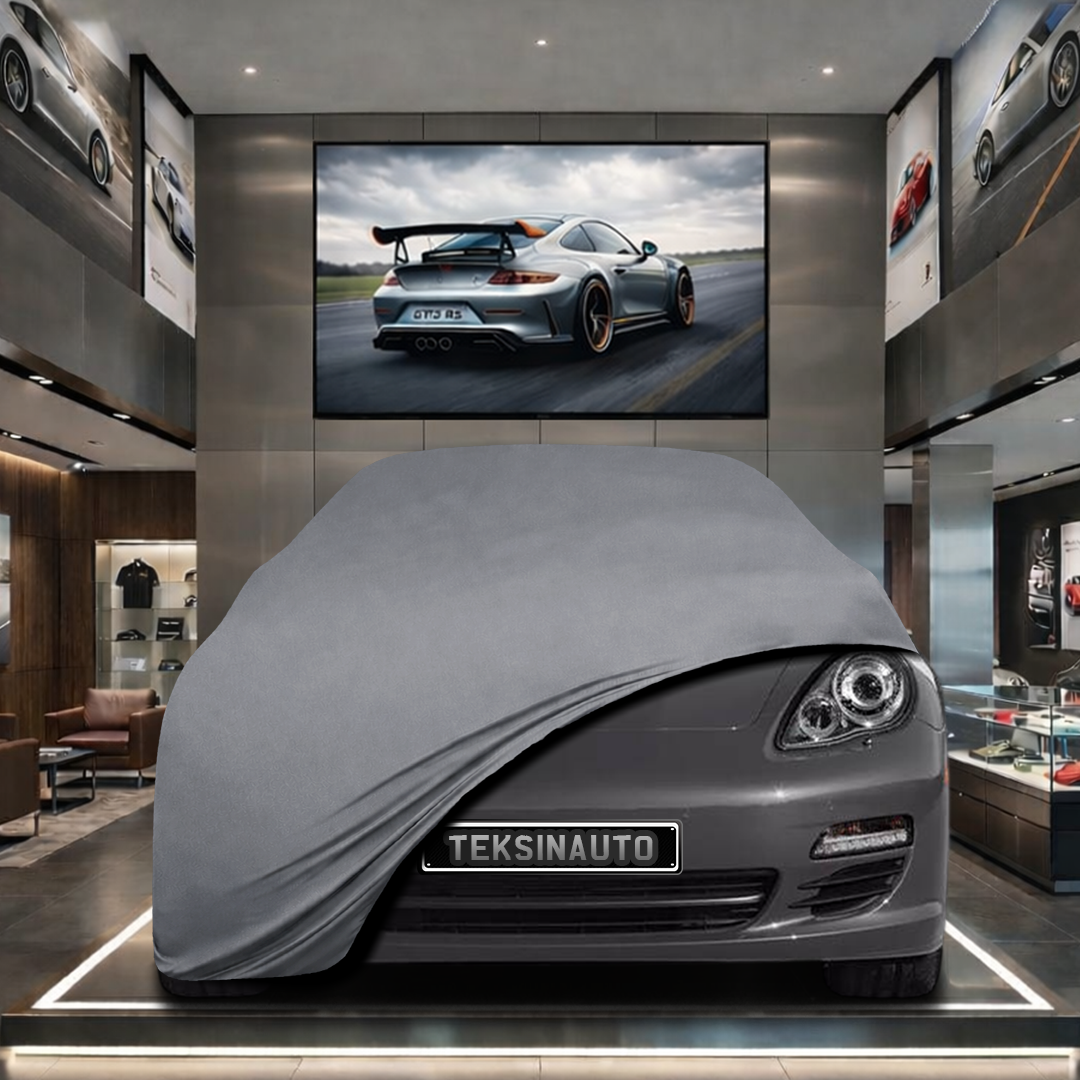 Porsche Panamera (G1-2-G2-2) Custom Fit Indoor Car Cover Soft Stretch Black Gray Blue Red Dust Protection Garage Cover Laser Cut + Bag