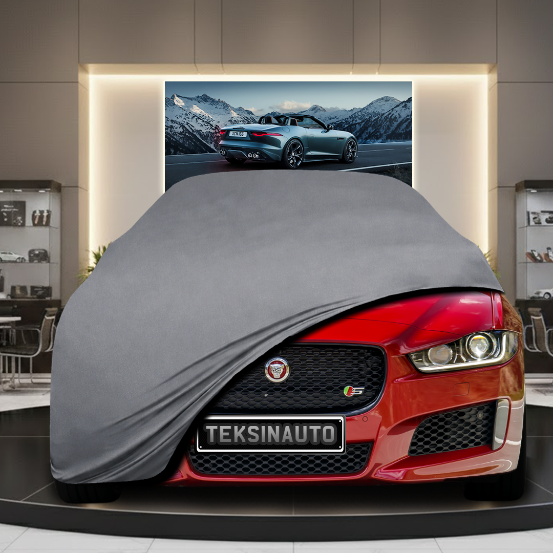 Jaguar XE Custom Fit Indoor Car Cover Soft Stretch Black Gray Blue Red Dust Protection Garage Cover Laser Cut + Bag