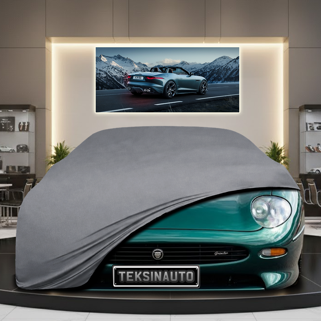 JAGUAR XJ220 1992-1994 Custom Fit Indoor Car Cover Soft Stretch Black Gray Blue Red Dust Protection Garage Cover Laser Cut + Bag