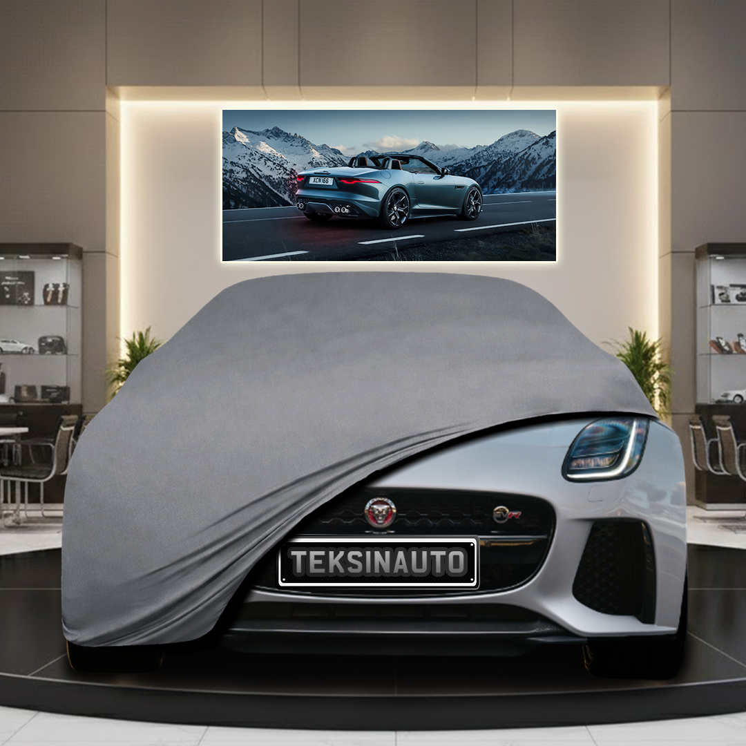 Jaguar F Type Custom Fit Indoor Car Cover Soft Stretch Black Gray Blue Red Dust Protection Garage Cover Laser Cut + Bag