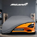 McLaren 750S (2023-) Custom Fit Indoor Car Cover Soft Stretch Black Gray Blue Red Dust Protection Garage Cover Laser Cut + Bag