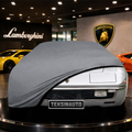 Lamborghini Islero (1968-1970) Custom Fit Indoor Car Cover Soft Stretch Black Gray Blue Red Dust Protection Garage Cover Laser Cut + Bag