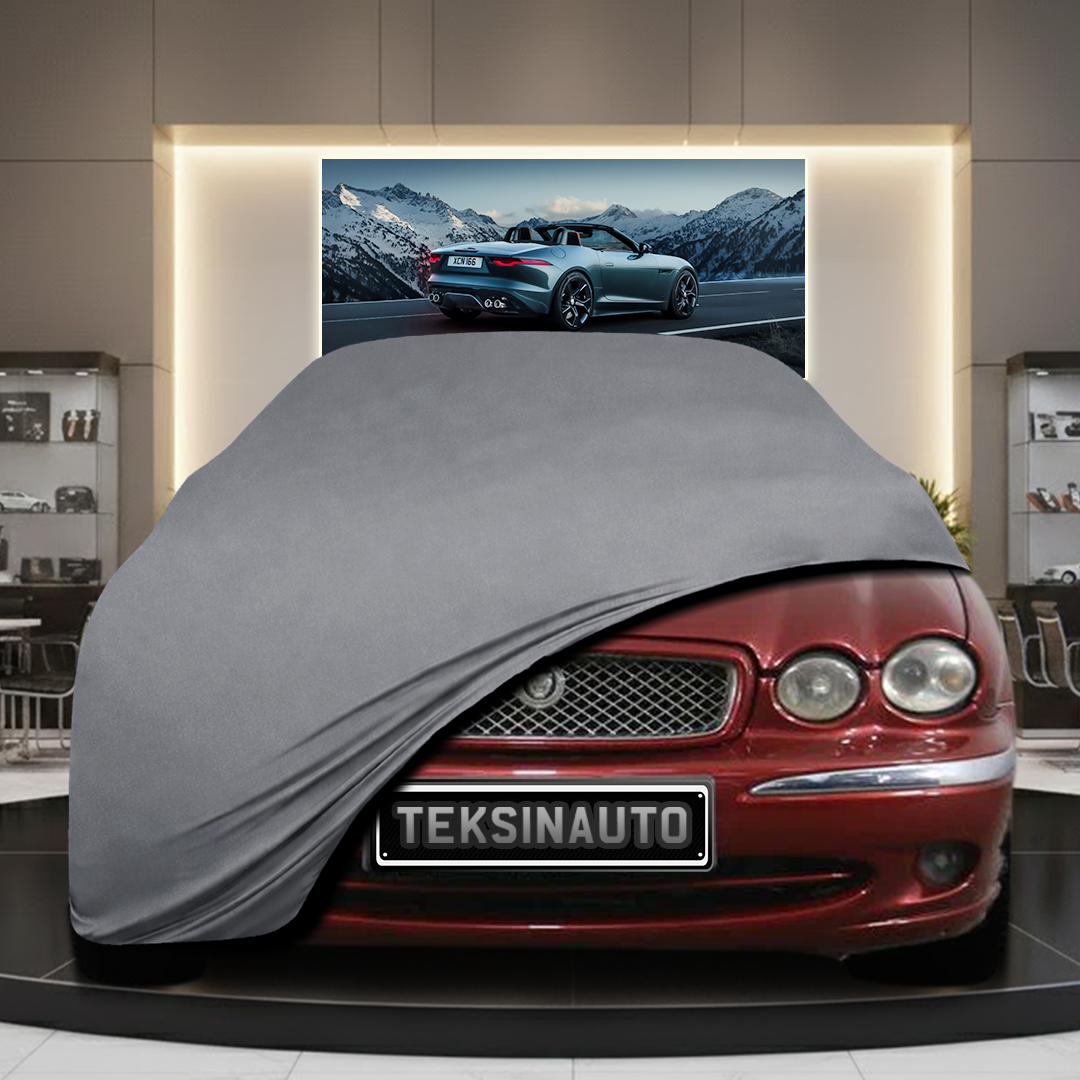 Jaguar X-TYPE Custom Fit Indoor Car Cover Soft Stretch Black Gray Blue Red Dust Protection Garage Cover Laser Cut + Bag