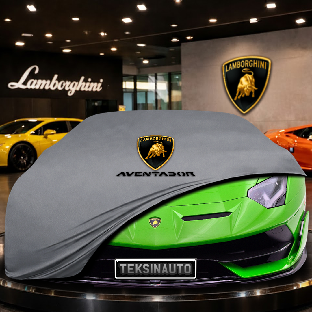 Lamborghini Aventador SVJ (2018-) Indoor Car Cover Custom Fit, Black, Gray, Blue, Red Color