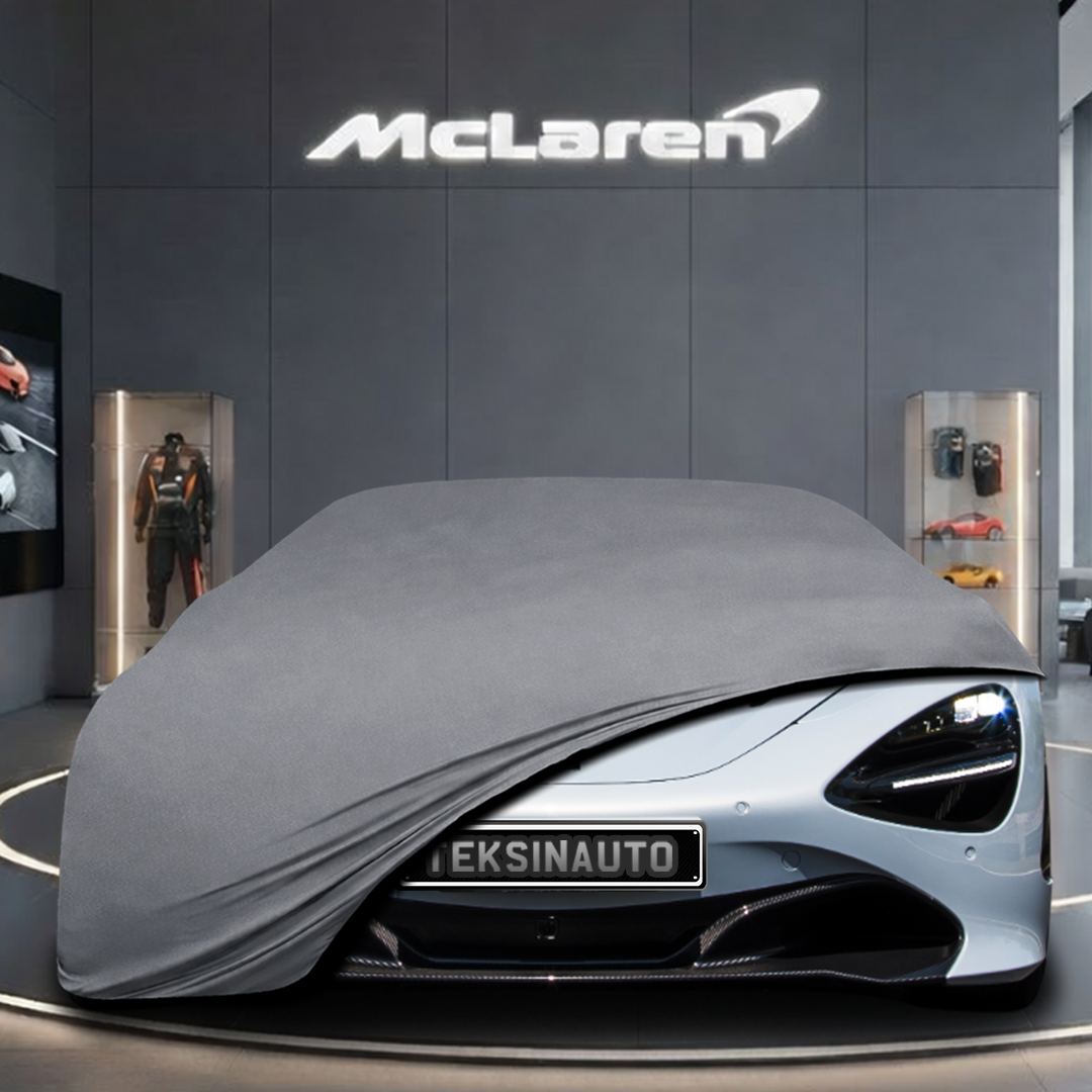 McLaren 720S (2017-2023) Custom Fit Indoor Car Cover Soft Stretch Black Gray Blue Red Dust Protection Garage Cover Laser Cut + Bag
