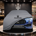 MASERATİ LEVANTE M161 (2016-) Custom Fit Indoor Car Cover Soft Stretch Black Gray Blue Red Dust Protection Garage Cover Laser Cut + Bag
