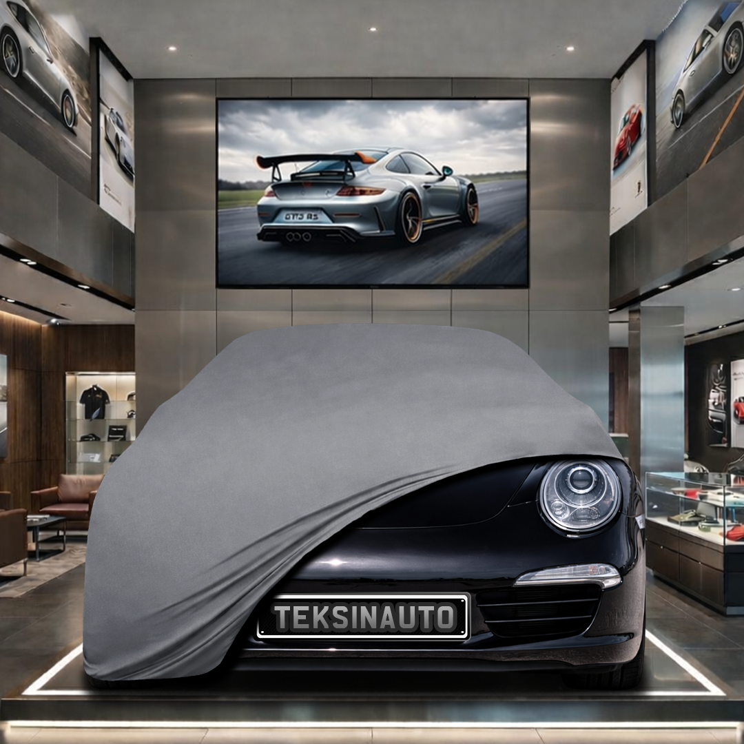 PORSCHE 911 997 Custom Fit Indoor Car Cover Soft Stretch Black Gray Blue Red Dust Protection Garage Cover Laser Cut + Bag