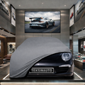 PORSCHE 911 997 Custom Fit Indoor Car Cover Soft Stretch Black Gray Blue Red Dust Protection Garage Cover Laser Cut + Bag