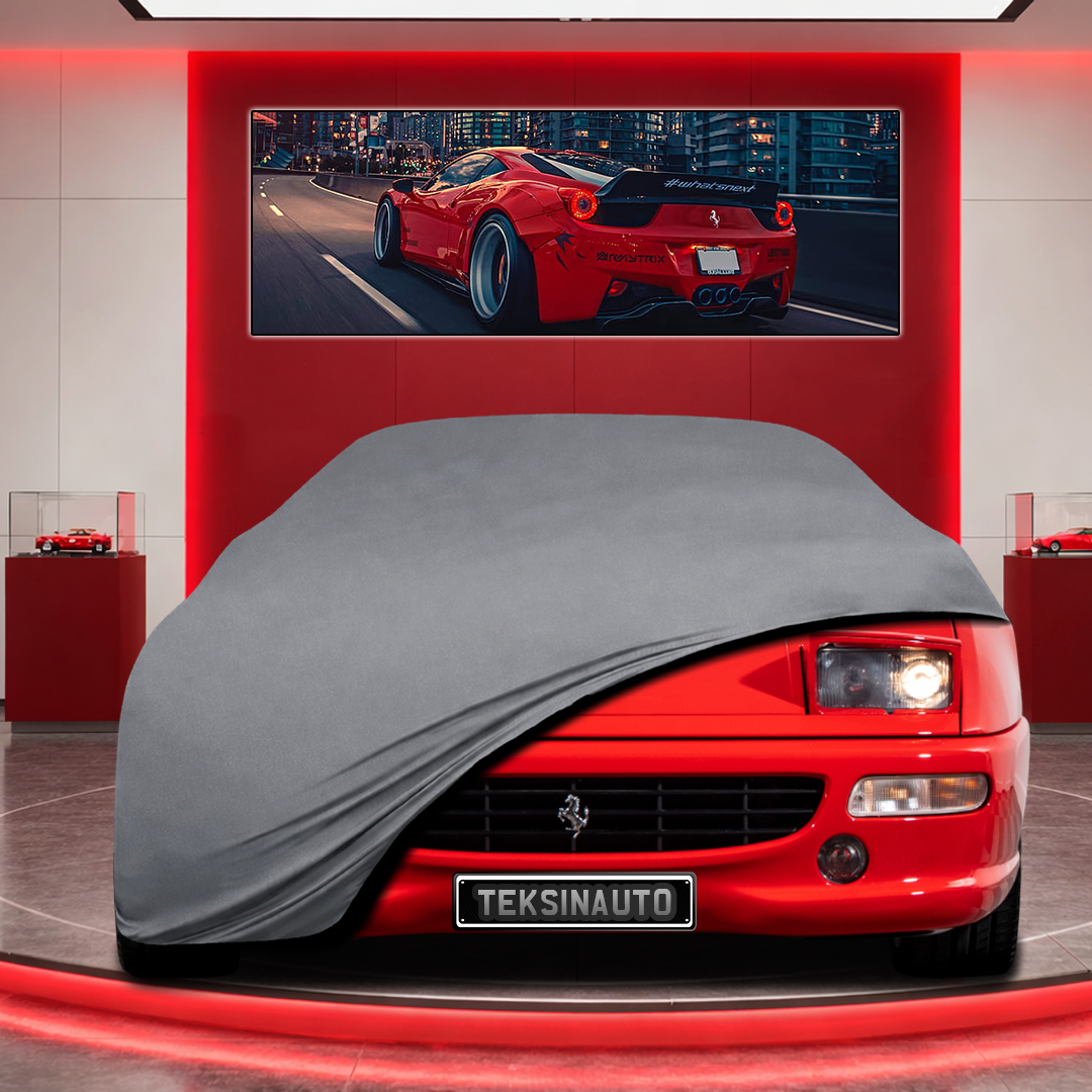 Ferrari F355 Custom Fit Indoor Car Cover Soft Stretch Black Gray Blue Red Dust Protection Garage Cover Laser Cut + Bag