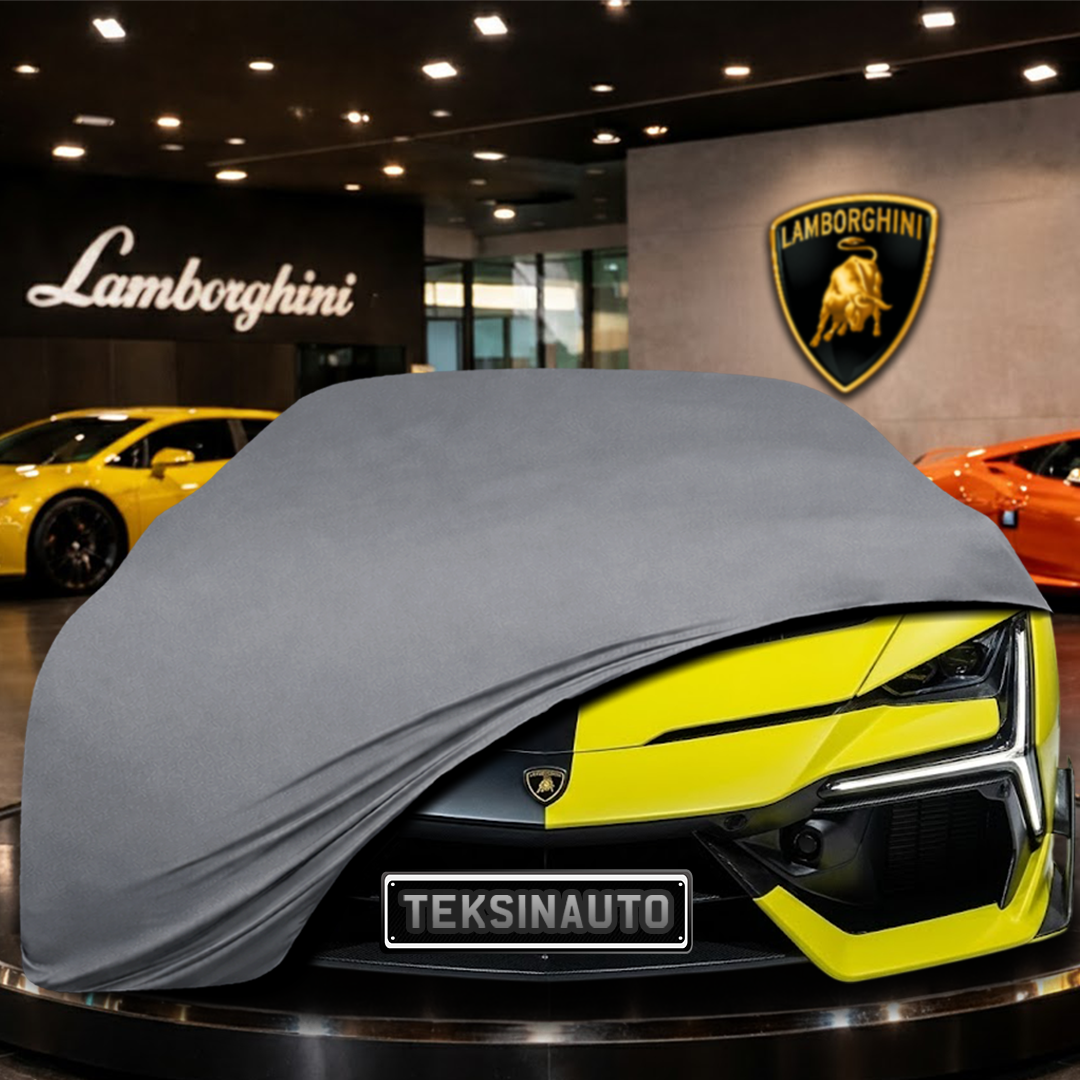 LAMBORGHİNİ FENOMENO 2025- Custom Fit Indoor Car Cover Soft Stretch Black Gray Blue Red Dust Protection Garage Cover Laser Cut + Bag